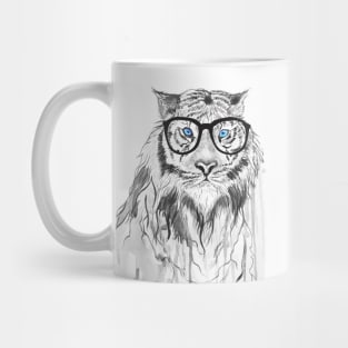 Tiger with glusses Mug